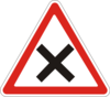 Знак 1.21 Перехрещення рівнозначних доріг