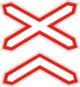 Знак 1.30 Багатоколійна залізниця
