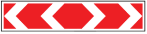 Знак 1.4.3 Напрямок повороту