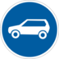 Знак 4.11 Рух легкових автомобілів