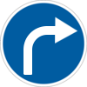 Знак 4.2 Рух праворуч
