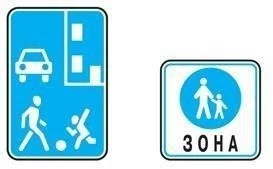 Ілюстрація до питання: З якою максимальною швидкістю дозволено рух у житлових і пішохідних зонах?
