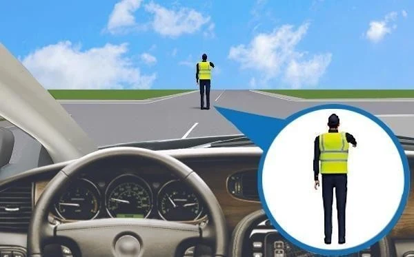 Ілюстрація до питання: Чи дозволено Вам рух у даній ситуації?